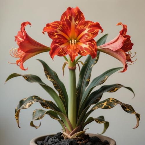 Amarylliszwiebeln sind ein Muss für den heimischen Garten und verschönern Ihr Zuhause.-4zwiebeln-A von KVHSVB