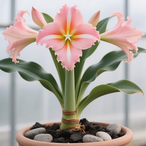 Amarylliszwiebeln sind einfach zu züchten und erfreuen Sie sich an ihrer Blüte.-3zwiebeln-A von KVHSVB