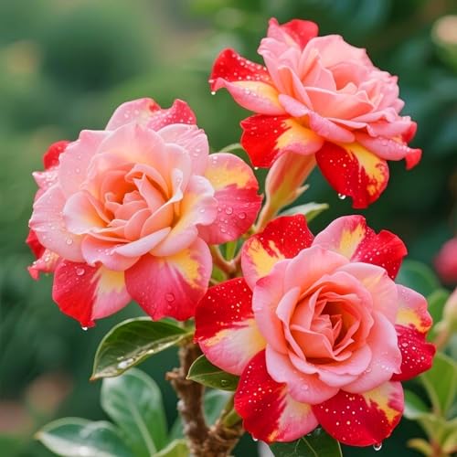 Stilvolles Arrangement mit Wüstenrose, Dekorative Note für moderne Räume-2zwiebeln-X Stilvolles Arrangement mit Wüstenrose, Dekorative Note für moderne Räume-2zwiebeln-X von KVHSVB