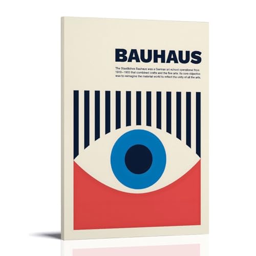 KVIINKD Bauhaus-Augenposter, Wohnzimmer-Dekor, moderne ästhetische Wandkunst, Poster, Geschenk für Freunde, Rahmen-Stil, 60 x 90 cm KVIINKD Bauhaus-Augenposter, Wohnzimmer-Dekor, moderne ästhetische Wandkunst, Poster, Geschenk für Freunde, Rahmen-Stil, 60 x 90 cm von KVIINKD