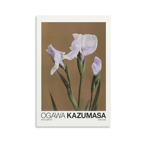 KVIINKD Iris Kæmpferi von Ogawa Kazumasa, Poster, Wohnzimmer-Dekor, moderne ästhetische Wandkunst, Poster, Geschenk für Freunde, ungerahmt, 30 x 45 cm KVIINKD Iris Kæmpferi von Ogawa Kazumasa, Poster, Wohnzimmer-Dekor, moderne ästhetische Wandkunst, Poster, Geschenk für Freunde, ungerahmt, 30 x 45 cm von KVIINKD