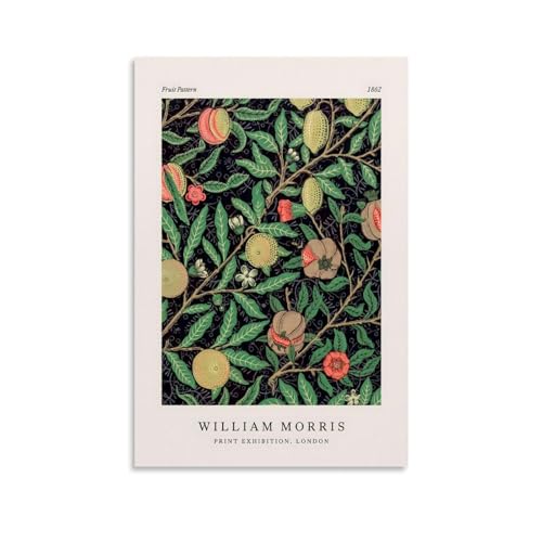 KVIINKD Poster mit Obstmuster von William Morris, Wohnzimmer, Schlafzimmer, Dekoration, moderne ästhetische Wandkunst, Poster, Geschenk für Freunde, ungerahmt, 20 x 30 cm KVIINKD Poster mit Obstmuster von William Morris, Wohnzimmer, Schlafzimmer, Dekoration, moderne ästhetische Wandkunst, Poster, Geschenk für Freunde, ungerahmt, 20 x 30 cm von KVIINKD