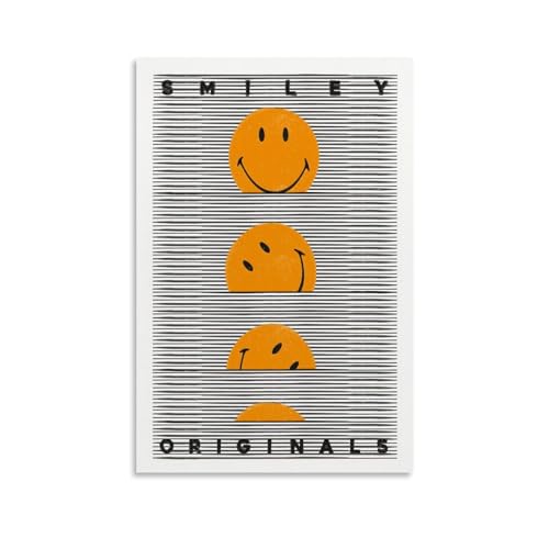 KVIINKD Smiley® Sonnenuntergangs-Poster, Wohnzimmer, Schlafzimmer, Dekoration, moderne ästhetische Wandkunst, Poster, Geschenk für Freunde, ungerahmt, 20 x 30 cm von KVIINKD