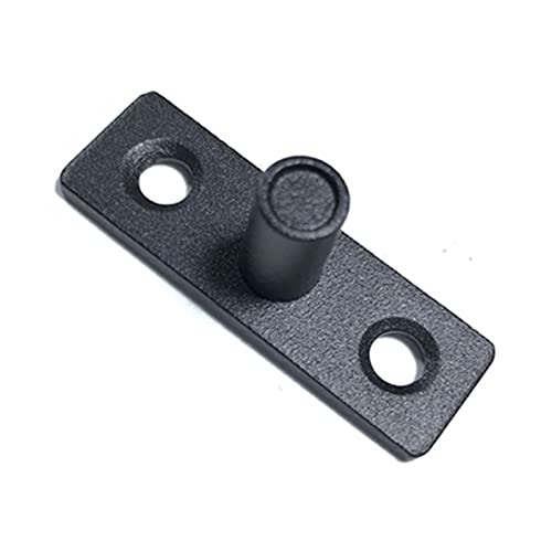 SchiebetüR Schiene,BodenfüHrung Wand 1 STÜCKE Gleitreste Tür Hardware Einstellbarer Aufenthalt Schwarz Rollenbodenführung Untere Wandhalterung Anti-Sprichtür-Unterseite ( Color : C Single wheel Type ) von KVIVI
