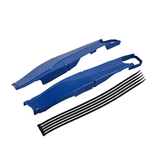 KVKAPLNNTR Motorrad Swingarm Swing Arm Protector Cover Deckschutz Kompatibel for EC-EC-F XC-W XCF-W 150 200 250 300 350 450 500 2012-2022 2020 2019 Abdeckungs- und Dekorlinien(Blue) von KVKAPLNNTR