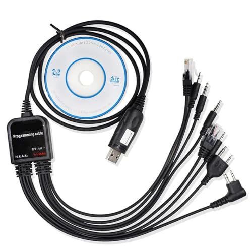 1 stück 8 in 1 USB Programmierkabel for AXU4100 Walkie Talkie Radio Autoradio CD Software von KVKITKLW
