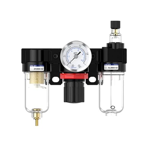 1pc AC2000-02 Druckregler Manometer Luftkompressor Filter Öl Feuchtigkeit Separator for Wasserfilter Entfeuchten(AC2000) von KVKITKLW