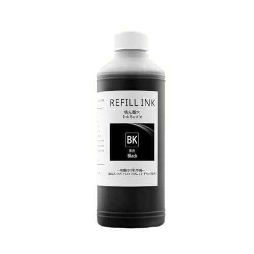 500 ml Universal Dye Tinte kompatibel mit Großformatdruckern Modelle 102 107 101 104 105(Black) von KVMRshn