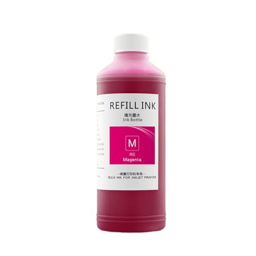 500 ml Universal Dye Tinte kompatibel mit Großformatdruckern Modelle 102 107 101 104 105(Magenta) von KVMRshn