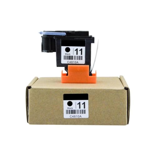 KVMRshn 11 Druckerkopfersatz -Ersatzkompatibel mit DesignJet 70 100 110 500 510 500Ps Drucker Arbeiten mit C4810A C4811A C4812A C4813A -Modelle(1PC -Black) von KVMRshn
