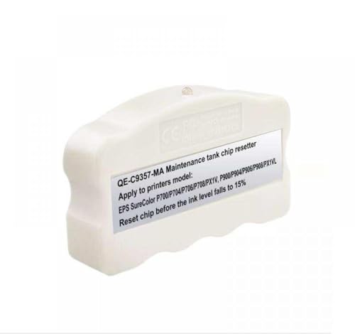 KVMRshn Wartungsbox -Chip -Resetter C9357 C12C935711 Kompatibel mit kompatible Drucker, einschließlich Surecolor SC -Serie P700 P708 P900 P908 P704 P706 P907 P906 P903 P703 Modelle Modelle KVMRshn Wartungsbox -Chip -Resetter C9357 C12C935711 Kompatibel mit kompatible Drucker, einschließlich Surecolor SC -Serie P700 P708 P900 P908 P704 P706 P907 P906 P903 P703 Modelle Modelle von KVMRshn