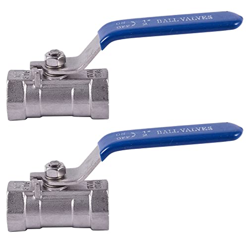 KVSERT 2 x 1/2 Edelstahl Innengewinde Hebelgriff Kugelhahn KVSERT 2 x 1/2 Edelstahl Innengewinde Hebelgriff Kugelhahn von KVSERT