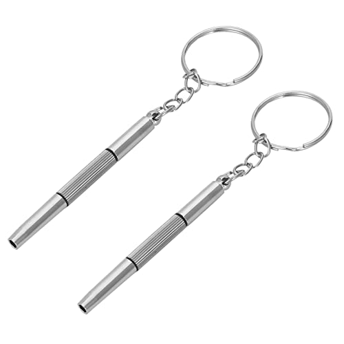 KVSERT 2 x 3-in-1 Reparatur-Set für Brillen, Sonnenbrillen-Rahmen, Schraubendreher-Werkzeug KVSERT 2 x 3-in-1 Reparatur-Set für Brillen, Sonnenbrillen-Rahmen, Schraubendreher-Werkzeug von KVSERT