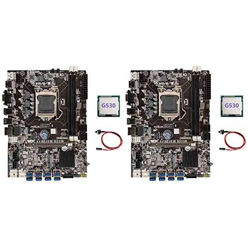 KVSERT 2 x B75 BTC Mining Motherboard + G530 CPU + Switch Kabel LGA1155 8XPCIE USB Adapter Unterstützung 2 x DDR3 B75 USB BTC Motherboard KVSERT 2 x B75 BTC Mining Motherboard + G530 CPU + Switch Kabel LGA1155 8XPCIE USB Adapter Unterstützung 2 x DDR3 B75 USB BTC Motherboard von KVSERT