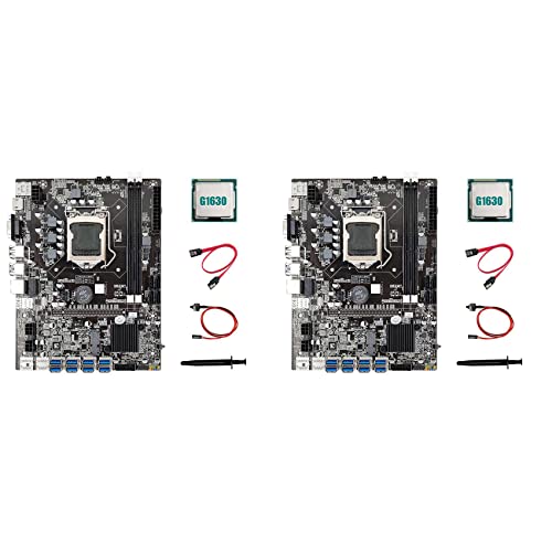 KVSERT 2 x B75 ETH Mining Motherboard 8XPCIE USB + G1630 CPU + Thermal Grease+SATA Kabel + Switch Cable LGA1155 Miner Motherboard KVSERT 2 x B75 ETH Mining Motherboard 8XPCIE USB + G1630 CPU + Thermal Grease+SATA Kabel + Switch Cable LGA1155 Miner Motherboard von KVSERT