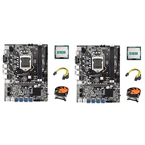 KVSERT 2 x B75 USB ETH Mining Motherboard 8 x PCIE USB + G1630 CPU + 6 Pin 8 Pin Kabel + Lüfter LGA1155 B75 BTC Miner Motherboard KVSERT 2 x B75 USB ETH Mining Motherboard 8 x PCIE USB + G1630 CPU + 6 Pin 8 Pin Kabel + Lüfter LGA1155 B75 BTC Miner Motherboard von KVSERT