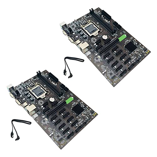 KVSERT 2x BTC B250 Mining Motherboard mit Kabel LGA 1151 12x Grafikkartensteckplatz DDR4 USB 3.0 3.0 Low KVSERT 2x BTC B250 Mining Motherboard mit Kabel LGA 1151 12x Grafikkartensteckplatz DDR4 USB 3.0 3.0 Low von KVSERT