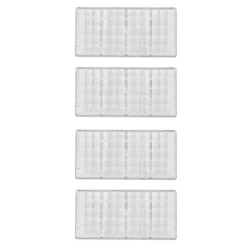 KVSERT 4 x Schokoladentafel-Formen zum Abbrechen von Riegeln, Schokoladenformen, DIY, Gebäck-Werkzeuge von KVSERT