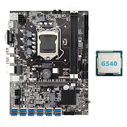 KVSERT B75 ETH Mining Motherboard 12 PCIE USB mit G540 CPU LGA1155 MSATA Unterstützung 2XDDR3 B75 USB BTC Motherboard KVSERT B75 ETH Mining Motherboard 12 PCIE USB mit G540 CPU LGA1155 MSATA Unterstützung 2XDDR3 B75 USB BTC Motherboard von KVSERT