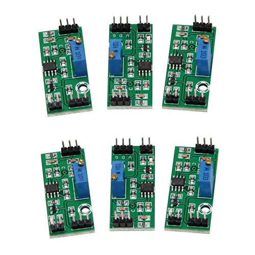 KVSERT LM393 3,5–24 V Spannungskomparator- mit LED-Anzeige, hohe Ausgangsleistung, analoge Komparator-Steuerung, 6 Stück von KVSERT