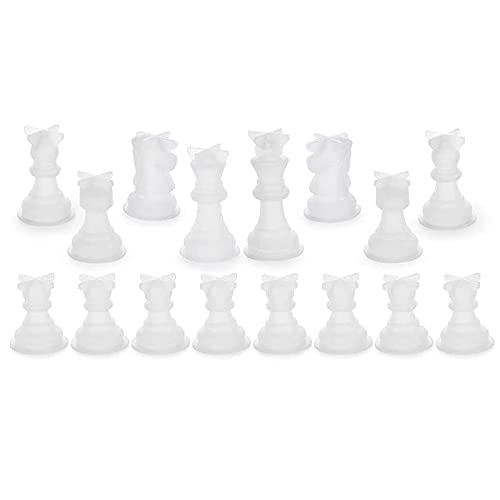 KVSERT Schachform für Harz Silikon Schach Harz Form Schach Kristall Epoxy Gießformen für die Herstellung von Geburtstagsgeschenk von KVSERT
