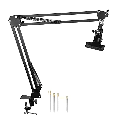 Verstellbarer Metall-Stickrahmen-Ständer, faltbarer Stickrahmen-Halter und 16 Stück Sticknadeln Verstellbarer Metall-Stickrahmen-Ständer, faltbarer Stickrahmen-Halter und 16 Stück Sticknadeln von KVSERT