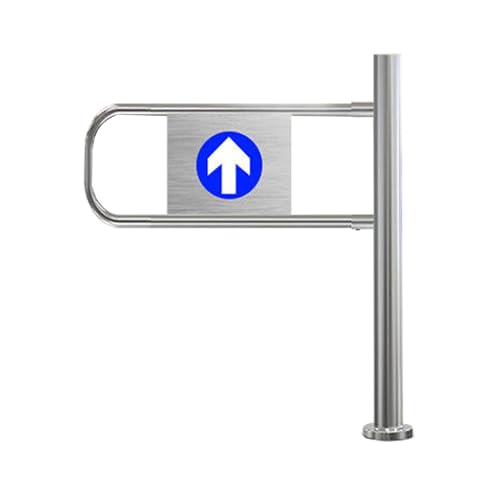 Automatisch schließendes Sicherheitsschwingtor, federbelastete Fußgängertür, Einweg-Eingangsdesign für sicheren Zugang, ideal für Supermärkte, Bibliotheken, Einkaufszentren(Right,100x100cm) von KVTUYC