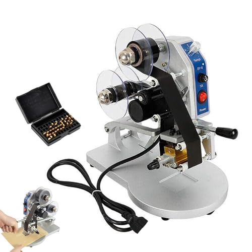 Datumscodiermaschine, manueller elektrischer Heißprägedrucker, Wärmedruckmaschine, Schnellwechsel-Datumsstempel, einstellbare Beschriftung, für flexible Kunststofffolienverpackungen Datumscodiermaschine, manueller elektrischer Heißprägedrucker, Wärmedruckmaschine, Schnellwechsel-Datumsstempel, einstellbare Beschriftung, für flexible Kunststofffolienverpackungen von KVTUYC