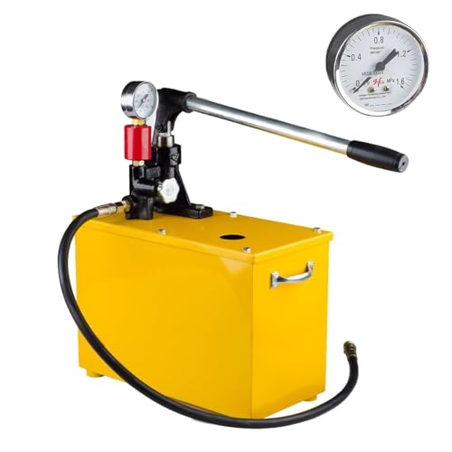 Manuelle Druckprüfpumpe mit 16 MPa, 38 ml/Zeit, Hydraulikmaschine mit Druckminderventil und Zifferblatt, 81 kg Tragkraft, bewältigt schwere Lasten, für Pipeline-Compel-Test Manuelle Druckprüfpumpe mit 16 MPa, 38 ml/Zeit, Hydraulikmaschine mit Druckminderventil und Zifferblatt, 81 kg Tragkraft, bewältigt schwere Lasten, für Pipeline-Compel-Test von KVTUYC