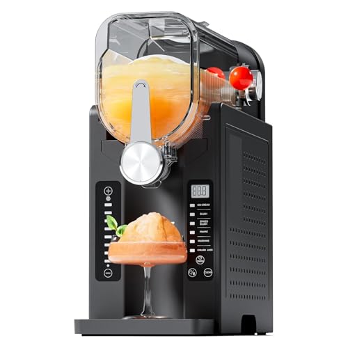 Slush-Maschine für zu Hause, kein Eis erforderlich, 6 voreingestellte Modi, 1,6 l All-in-One-Slush-Maker, Echtzeit-Temperaturanzeige, einfach zu reinigen und zu bedienen, macht Frappés Slush-Maschine für zu Hause, kein Eis erforderlich, 6 voreingestellte Modi, 1,6 l All-in-One-Slush-Maker, Echtzeit-Temperaturanzeige, einfach zu reinigen und zu bedienen, macht Frappés von KVTUYC
