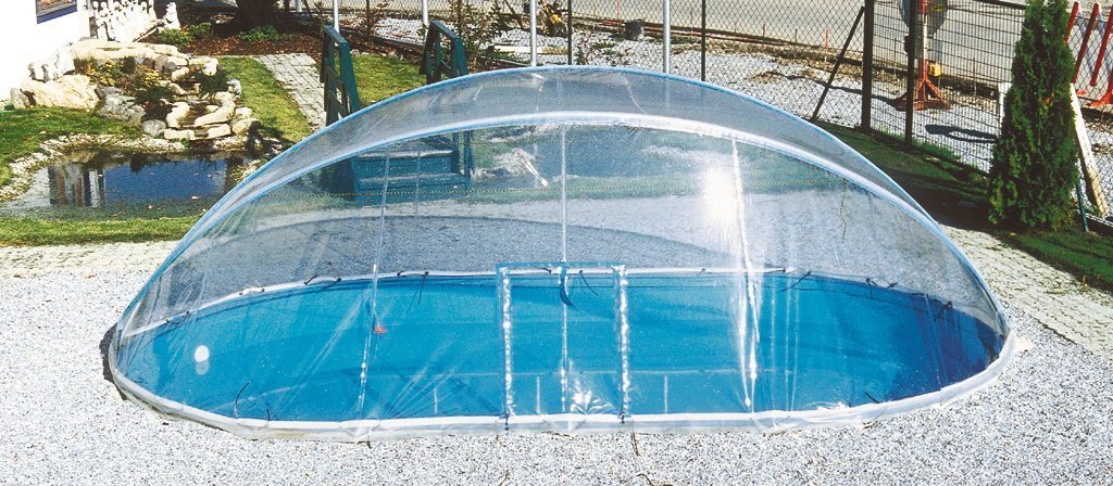 KWAD Poolverdeck Cabrio Dome, BxTxH: 300x490x165 cm von KWAD