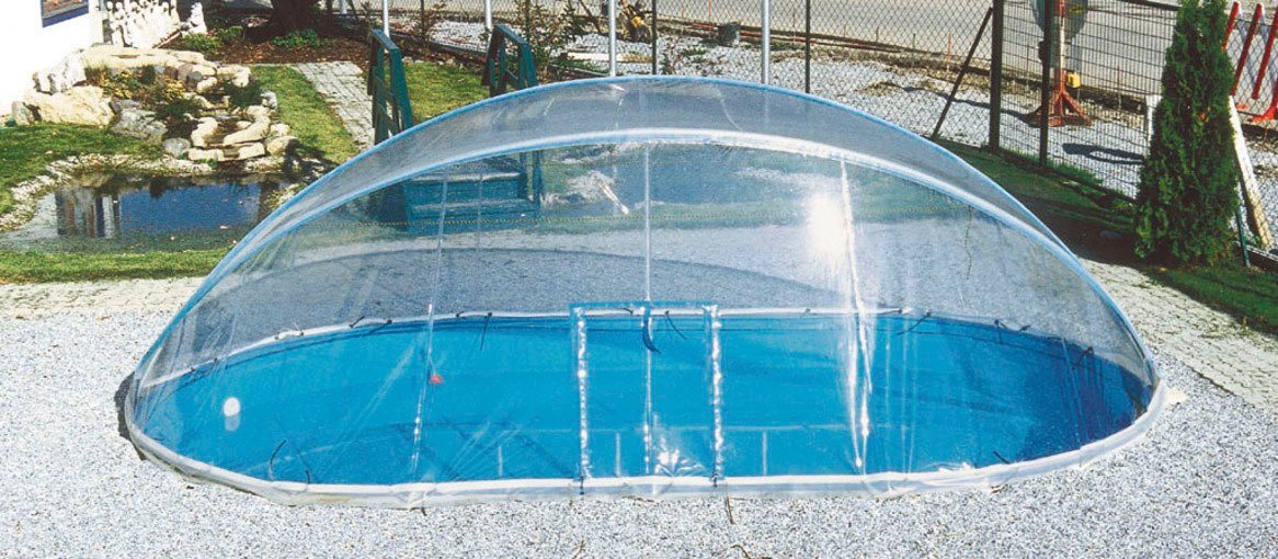 KWAD Poolverdeck Cabrio Dome, BxTxH: 300x500x165 cm von KWAD
