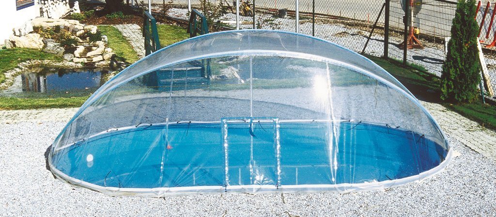 KWAD Poolverdeck Cabrio Dome für ovale Pools mit schmalem Handlauf, in verschiedenen Größen KWAD Poolverdeck Cabrio Dome für ovale Pools mit schmalem Handlauf, in verschiedenen Größen von KWAD