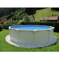 KWAD Rundpool »Steely Supreme«, weiß, ØxH: 460 x 132 cm - weiss von KWAD