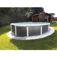 KWAD Rundpool »Steely Supreme Design All in«, grau, ØxH: 360 x 132 cm von KWAD