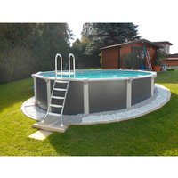 KWAD Stahlwand-Pool »Supreme Set«, 3,6x1,32 m - grau von KWAD