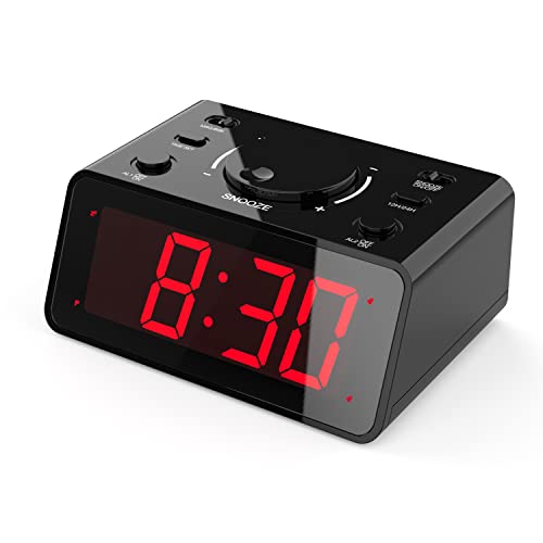 KWANWA Recordable Message Dual Alarm Clock Reminder with 15s Voice Recorder and 1.2" LED Numbers Display, Portable Design, Battery Operated von KWANWA