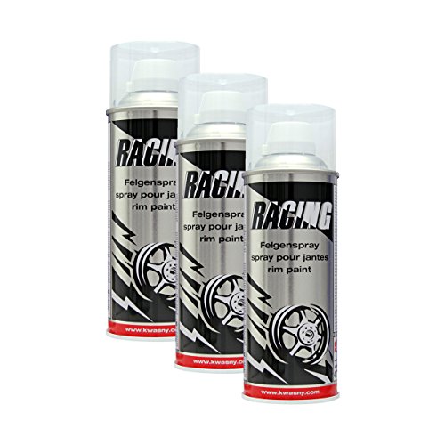 3X KWASNY 288 053 Auto-K Racing Felgenspray Klarlack 400ml von KWASNY SET