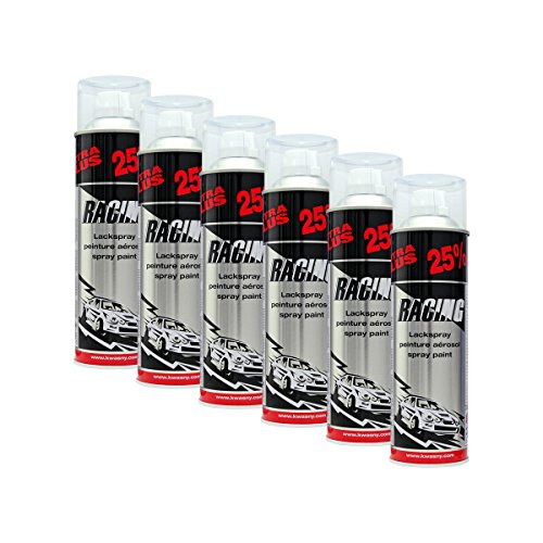 6X KWASNY 288 917 Auto-K Racing 2-Schicht-Klarlack 500ml von KWASNY SET