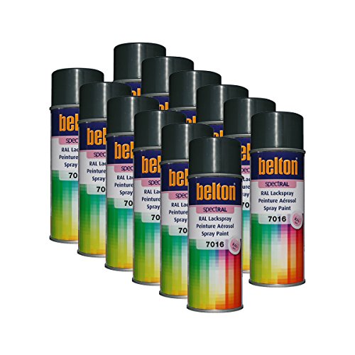 12x KWASNY 324 141 BELTON SPECTRAL Lackspray RAL 7016 anthrazitgrau hochgl. 400m von KWASNY_bundle