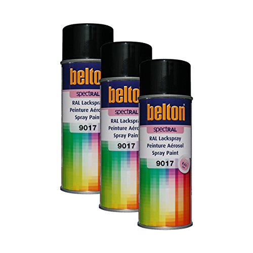 3x KWASNY 324 193 BELTON SPECTRAL Lackspray RAL 9017 verkehrsschwarz hochg. 400m von KWASNY_bundle
