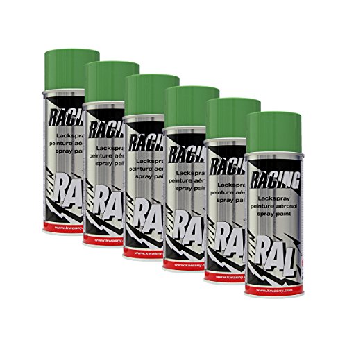 6X KWASNY 288 120 Auto-K Racing Lackspray RAL 6011 resedagrün 400ml von KWASNY_bundle