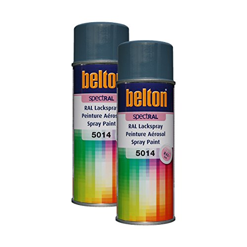 KWASNY 2x 324 085 BELTON SPECTRAL Lackspray RAL 5014 taubenblau hochglanz 400ml von Kwasny