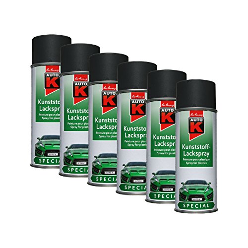 KWASNY Kunststoff-Lackspray Anthrazit 400Ml 233 096 Auto-K Special 6X von Kwasny