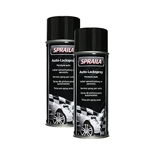 KWASNY Weiss Glänzend Lackspray 500Ml Glanz Spraydose Autolack Sprühlack Spraila 2X von Kwasny