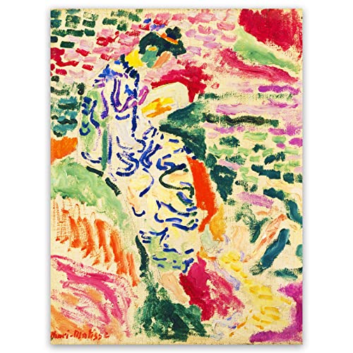 KWAY Henri Matisse Wandkunst – Frau neben dem Wasser, Kunstdrucke auf Leinwand, berühmte Ölgemälde, Reproduktionen, Matisse-Stil, Poster für Wohnzimmer, Badezimmer, Zuhause und Büro, 30 x 40 cm von KWAY