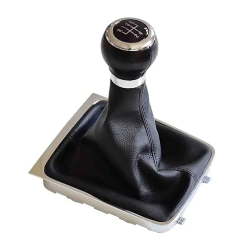 Schaltsack Für CC Für Passat B6 B7 2005-2007 2008 2009 2010 2011 Auto-Schaltknauf-Hebelkragen Leder-Stick-Gamaschen-Boot-Abdeckung Schaltknauf Abdeckung(5 Speed) von KWAYA