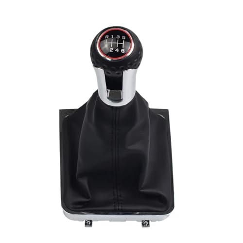 Schaltsack Für Passat B6 2005-2011 Auto Handbuch 5 6 Geschwindigkeit Schaltknauf Gamasche Boot Cover Rahmen Fall Hebel Stick Stift Schaltknauf Abdeckung(6 Speed-A) von KWAYA