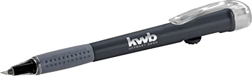 KWB Bastelmesser (30° Skalpellklinge, gummierter Griff), Bastelmesserstift von kwb