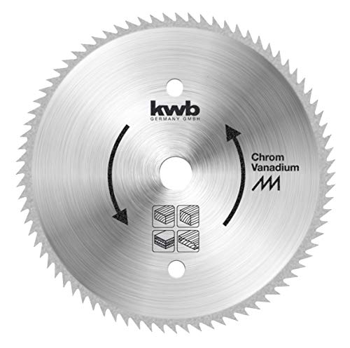 kwb Kreissägeblatt 190 x 16 mm, Made in Germany, sehr feine Schnitte, Sägeblatt geeignet für Holzpaneele, Profilholz und Weichholz von kwb